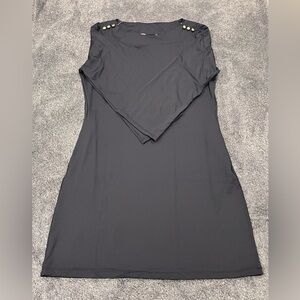 La Blanca Resort Wear in color black with decorative buttons size S New